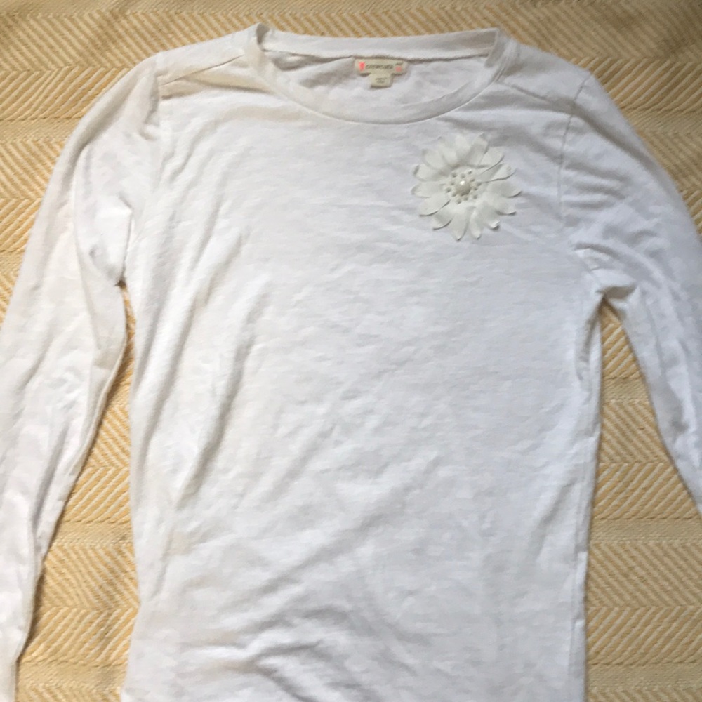 Crewcuts long sleeved size 16 white shirt
